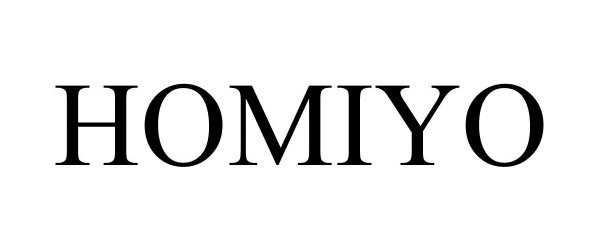 Trademark Logo HOMIYO