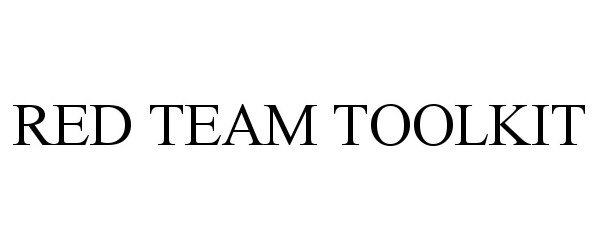 Trademark Logo RED TEAM TOOLKIT