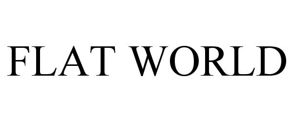 Trademark Logo FLAT WORLD