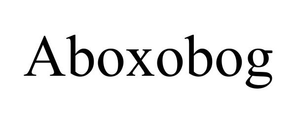  ABOXOBOG