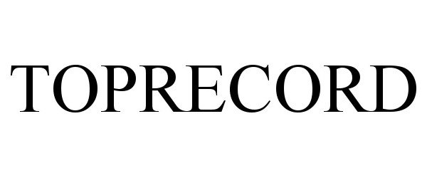 Trademark Logo TOPRECORD