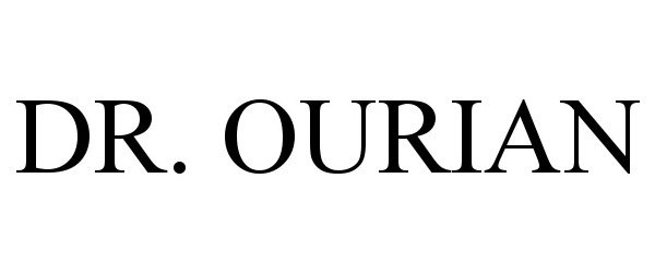 Trademark Logo DR. OURIAN