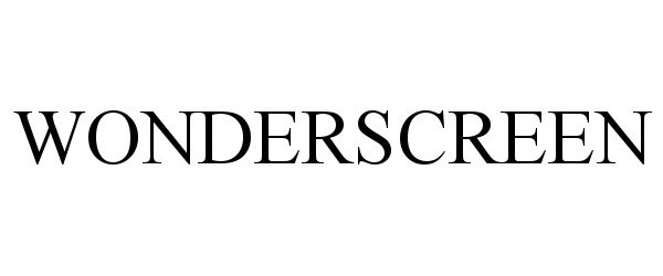 Trademark Logo WONDERSCREEN