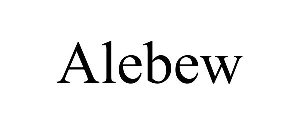 Trademark Logo ALEBEW