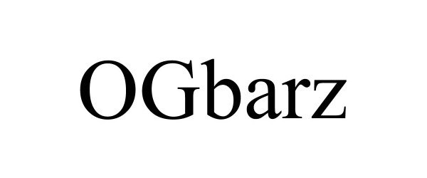 Trademark Logo OGBARZ