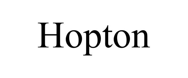 Trademark Logo HOPTON