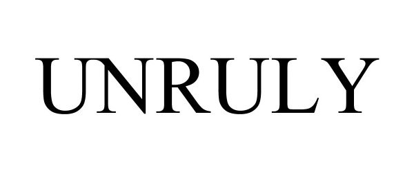 Trademark Logo UNRULY