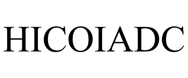 Trademark Logo HICOIADC