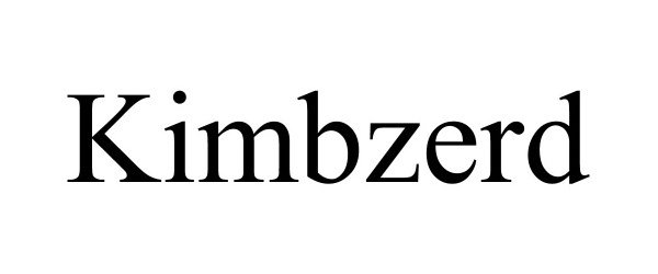 Trademark Logo KIMBZERD