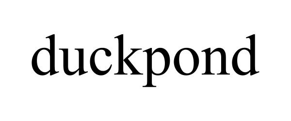Trademark Logo DUCKPOND