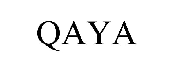 Trademark Logo QAYA