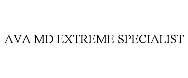 Trademark Logo AVA MD EXTREME SPECIALIST