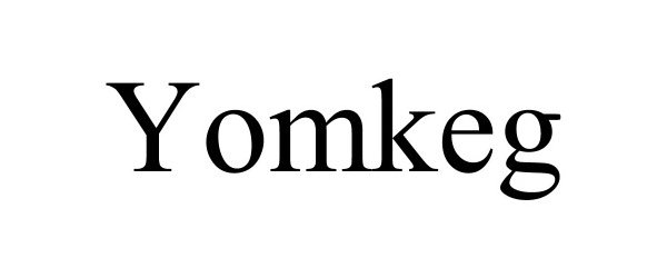 Trademark Logo YOMKEG