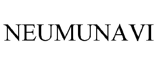 Trademark Logo NEUMUNAVI