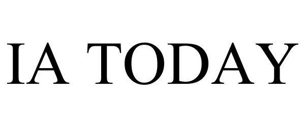 Trademark Logo IA TODAY