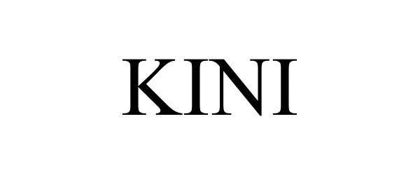 Trademark Logo KINI