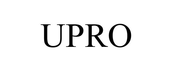 Trademark Logo UPRO