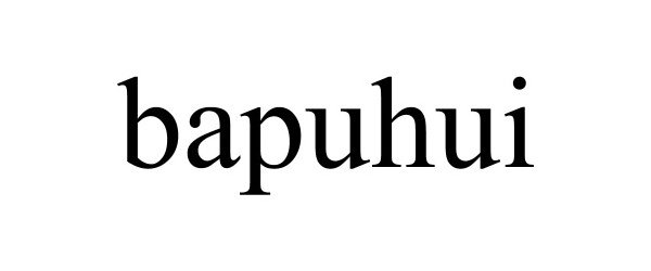  BAPUHUI