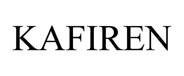 Trademark Logo KAFIREN