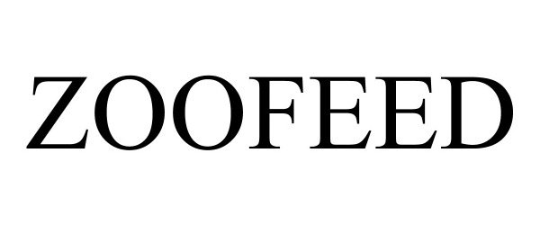 Trademark Logo ZOOFEED