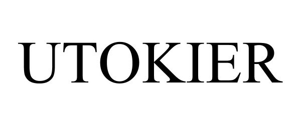 Trademark Logo UTOKIER
