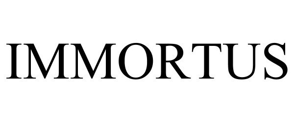 Trademark Logo IMMORTUS