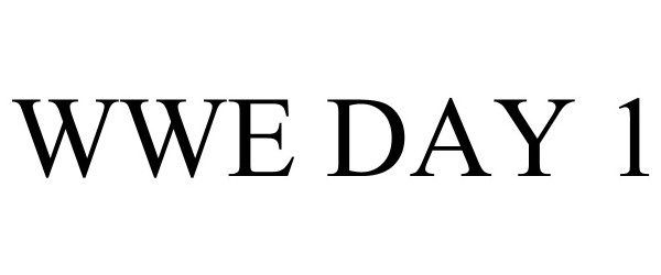 Trademark Logo WWE DAY 1