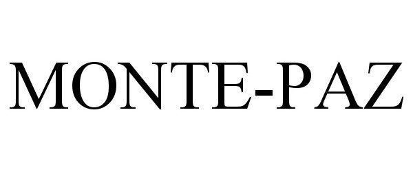 Trademark Logo MONTE-PAZ