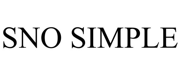 SNO SIMPLE