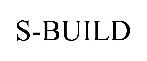 Trademark Logo S-BUILD