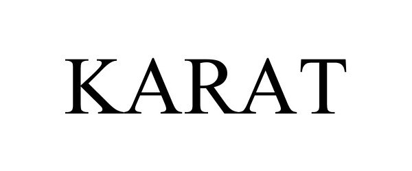 Trademark Logo KARAT