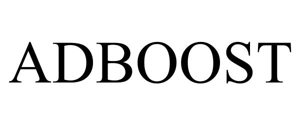 Trademark Logo ADBOOST