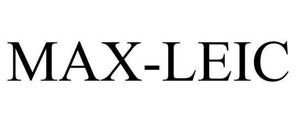 Trademark Logo MAX-LEIC