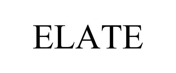 Trademark Logo ELATE