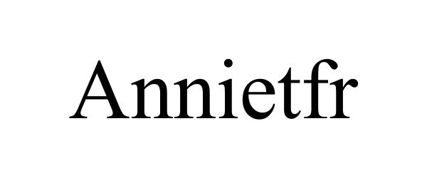 Trademark Logo ANNIETFR