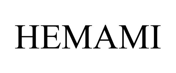Trademark Logo HEMAMI