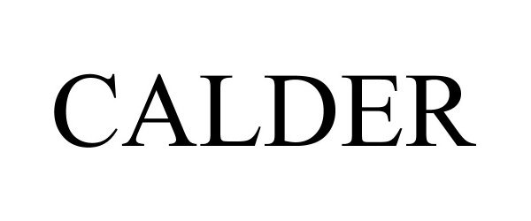Trademark Logo CALDER