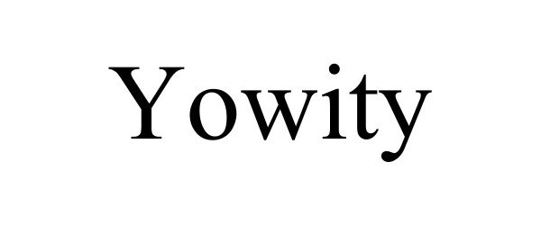 Trademark Logo YOWITY