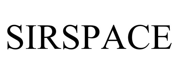 Trademark Logo SIRSPACE