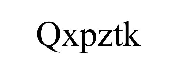 Trademark Logo QXPZTK