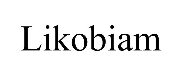 Trademark Logo LIKOBIAM