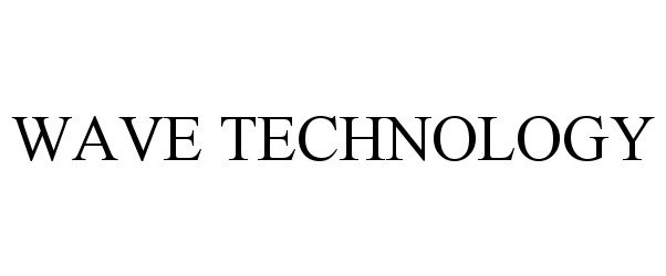 Trademark Logo WAVE TECHNOLOGY