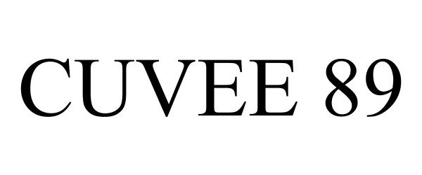 Trademark Logo CUVEE 89