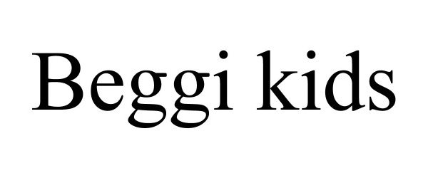 Trademark Logo BEGGI KIDS