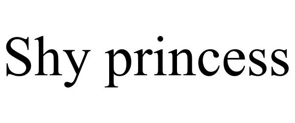 Trademark Logo SHY PRINCESS
