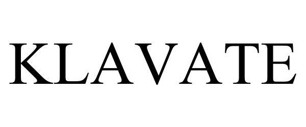 Trademark Logo KLAVATE