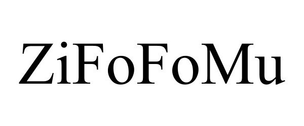 Trademark Logo ZIFOFOMU