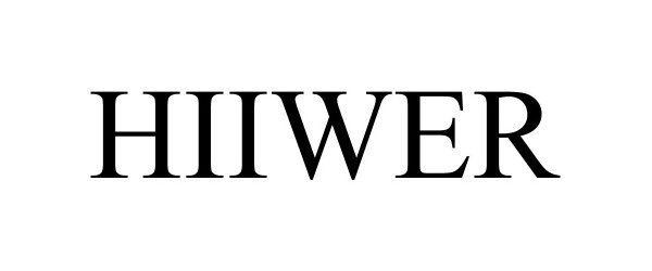 Trademark Logo HIIWER