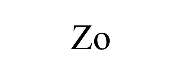 Trademark Logo ZO