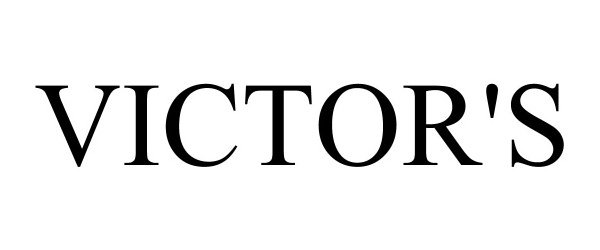 Trademark Logo VICTOR'S